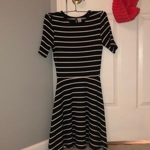 Forever 21 black and white striped dress